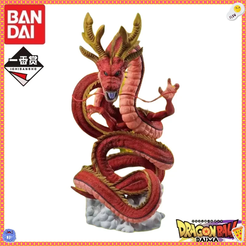 Фото В наличии оригинальная игрушка-фигурка Bandai Ichiban Kuji Red Dragon Series Prize D Syn Shenron Final Prize Red Shenron №1