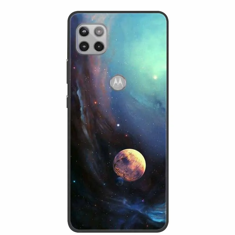 Чехол для Moto One 5G Ace силиконовый роскошный мягкий чехол-бампер с животными из ТПУ