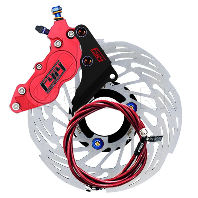 

Electric Bike Accessories Rear Front Disc Brake with Master Cylinder Rear Disc Brake Suit 220mm for Niu n Series N1/n1s Ngt