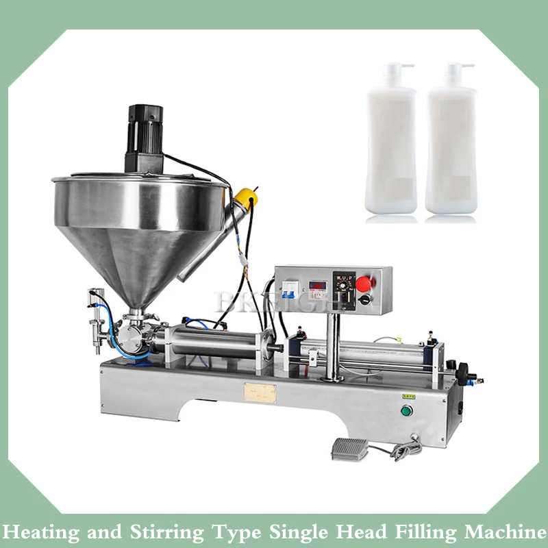 Многофункциональная машина для розлива меда поршневого типа. Пневматическая