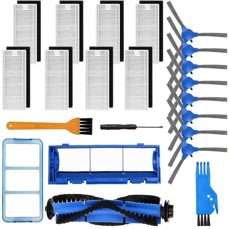 

Сменные детали: роликовая щетка, боковая щетка, фильтры НЕРА Для Eufy 11S 15C 30C 35C, аксессуары для пылесоса