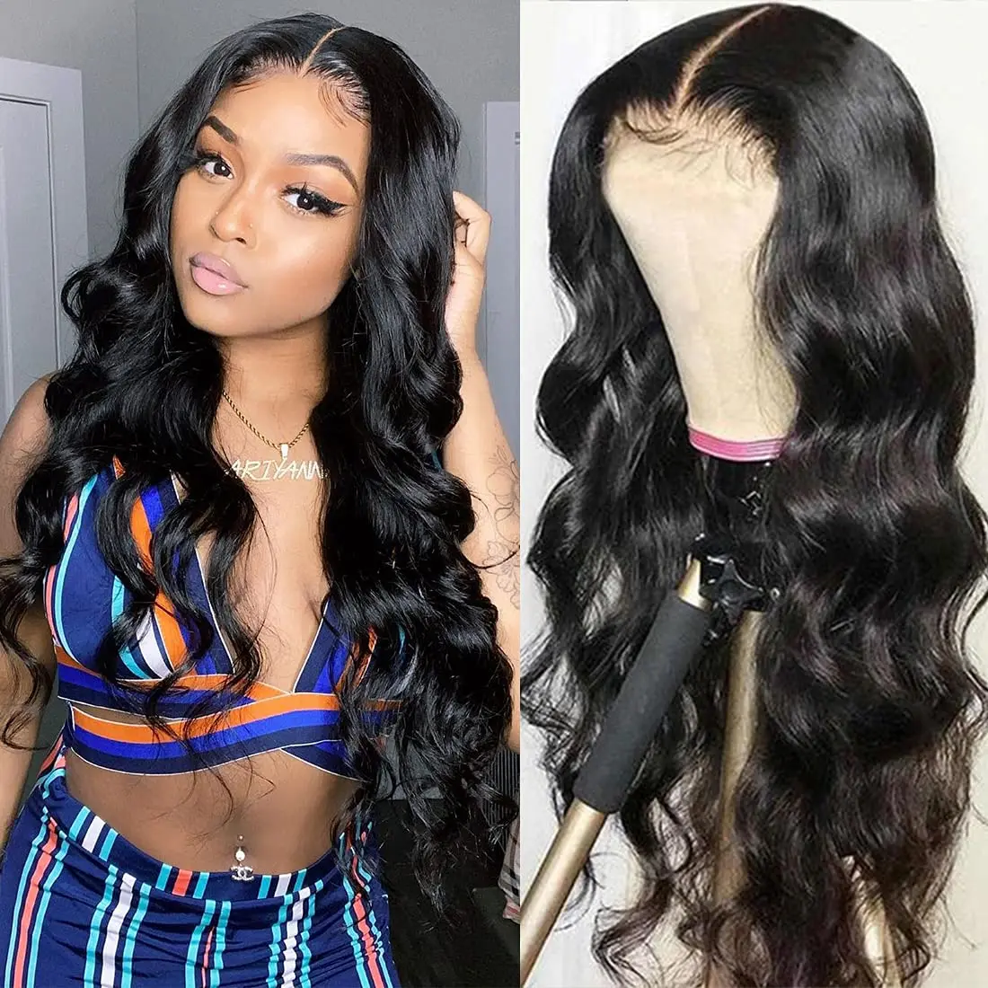 

Wavy 30 Inch Body Wave Lace Front Wig Hd Transparent Lace Frontal Wigs Brazilian 13X6 Lace Front Human Hair Wigs Pre Plucked