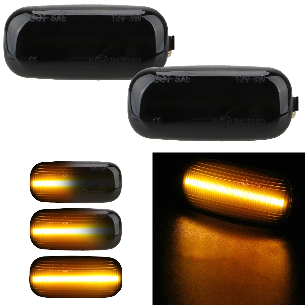 

1 Pair Turn Signal Light Flowing Water Light Blinker Light LED Car Dynamic Side Marker Signal Lamp For Audi A3 S3 A8 D2 TT 8N
