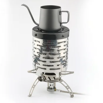 Outdoor Portable Gases Heater Stoves Heating Cover Mini Stainless Steel Heater Stove Wear-resistant Camping Stove Accessories