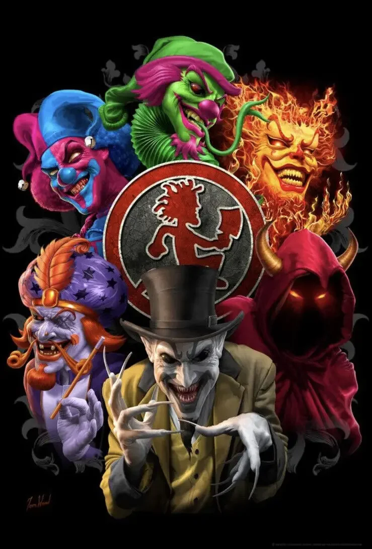 ICP Insane Clown Posse Плакат Наклейки на стену (art.: 3920cd8a7fb66) - 3920cd8a7fb66