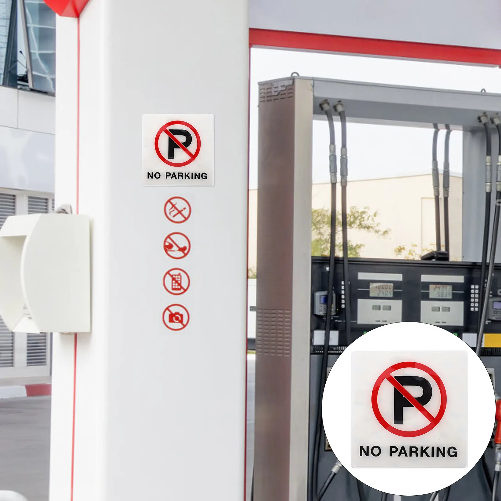 Ретро акриловый знак без парковки частная собственность открытый гараж улица