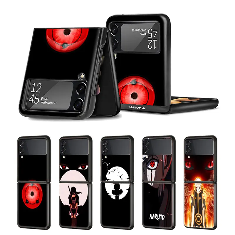 

Cover Case for Samsung Galaxy Z Flip Flip3 5G Fashion Style Armor Bag Accessorie Protection Korea Luxury Naruto Manga Anime