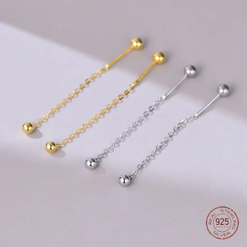 

Женские серьги-подвески из серебра 925 пробы
