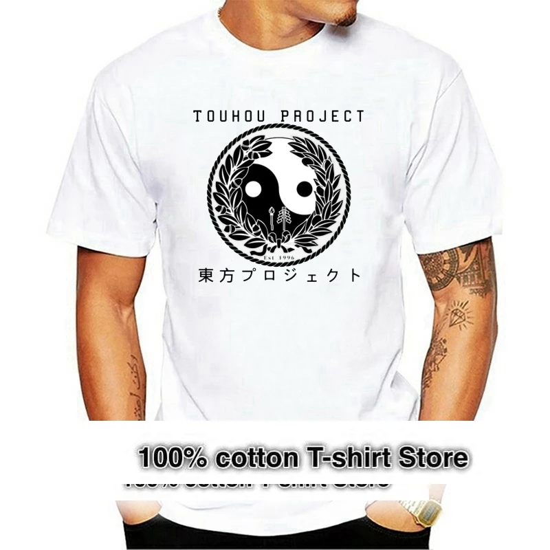 Touhou Project дизайнерские футболки с принтом игры Инь Янь SINGYOKU MIMA YUUGENMAGAN круглым