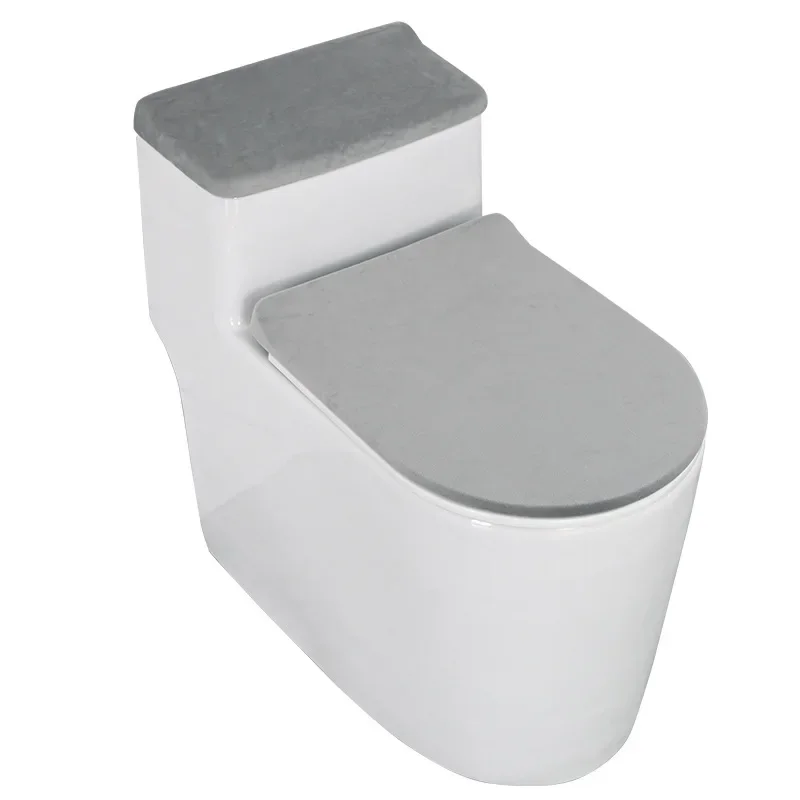 

Бархатные чехлы на унитаз и крышку бачка, 2 предмета