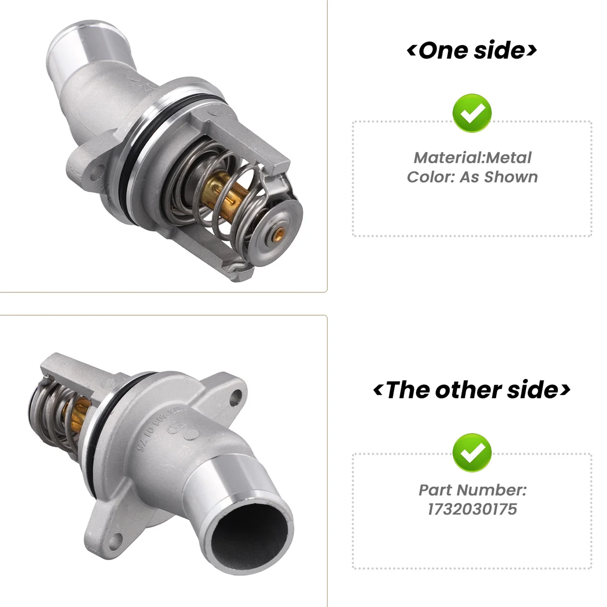 Новинка 1732030175 термостат в сборе для SSANGYONG TIVOLI X100 2015-ONW 1 6l бензиновый