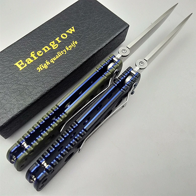 Складной нож Eafengrow EF27 тактический карманный Клинок с лезвием D2 рукоятка G10 для
