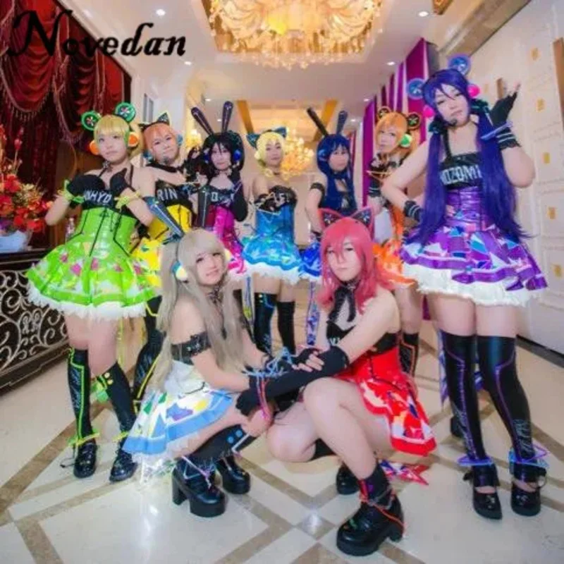 Lovelive Maki Nishikino Minami Kotori Led Fairy Idolized Maid Uniform Awaken Love Live Cyber Хэллоуин Косплей Костюм для
