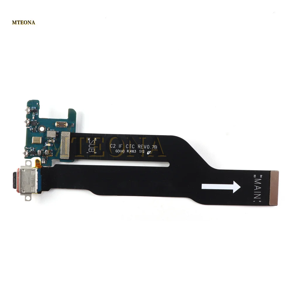 Гибкий кабель для зарядки USB Type-C док-станция микрофона Samsung Galaxy Note 20 Ultra N986B N985F/DS N986U