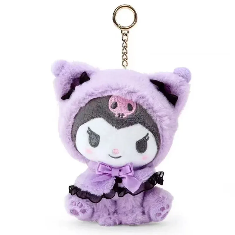 Фото Новые японские плюшевые куклы Sanrio в стиле Куроми, Синаморолл, Мелоди, Хелло Китти, кавайные брелоки, подарки на день рождения для студентов №2