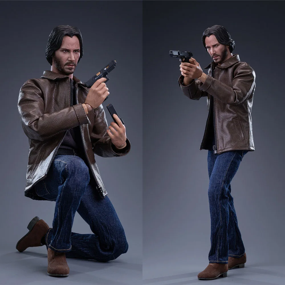 

In Stock SWTOYS FS043 1/6 Scale Full Set John Wick God Killer 12" Male Action Figure With Pet Dog Model for Fans Collection Gift