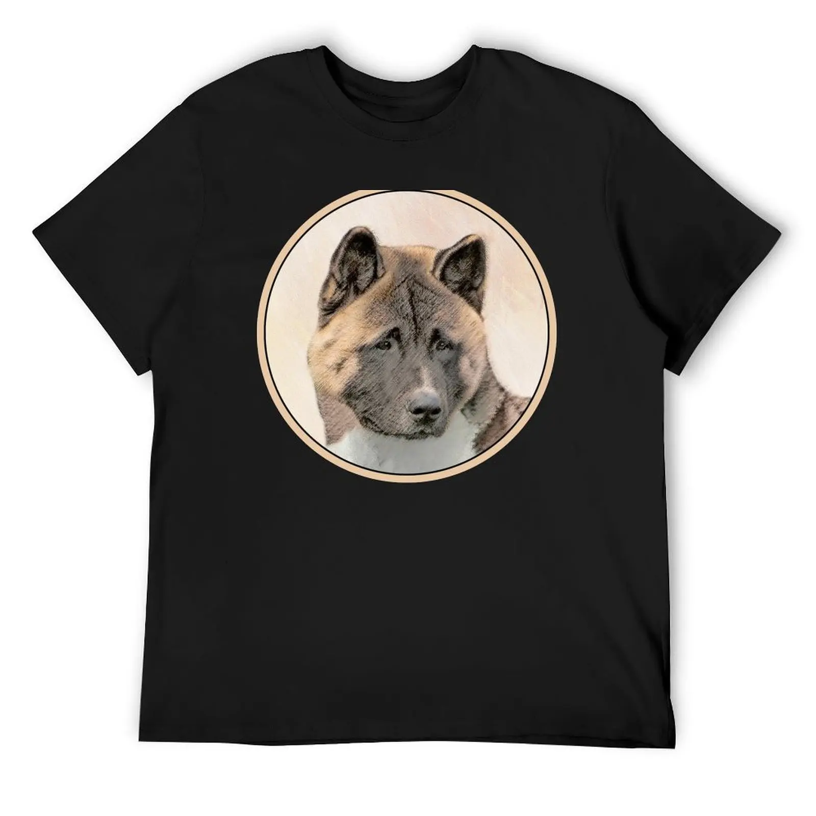 Футболка Akita с рисунком винтажная одежда мужские винтажные футболки