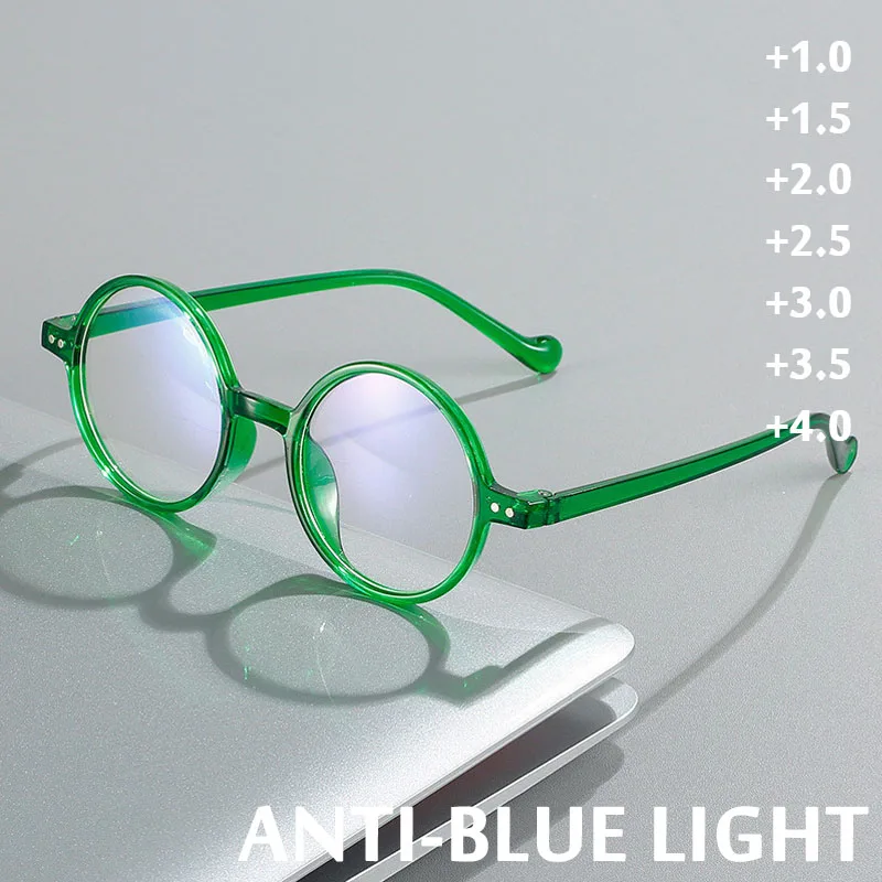 

2022 Small Frame Reading Glasses Ultra light Presbyopic Eyeglasses Blue Light Blocking Hyperopia Eyewear Diopter +1.0 to +4.0