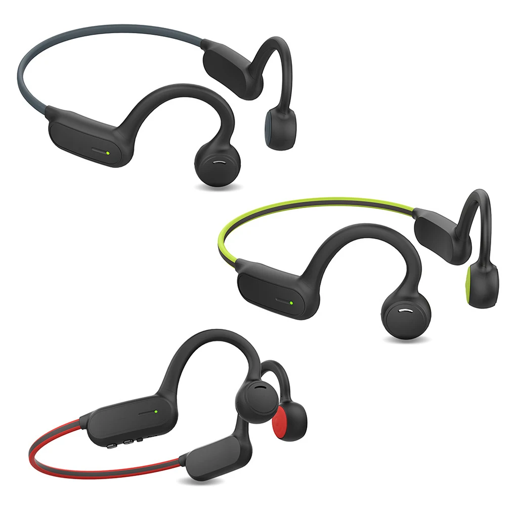 

Bone Conduction Wireless Earphone Bluetooth-compatible V5.0 Sport Open-ear Ear Hook Walking Portable Jogging Headset