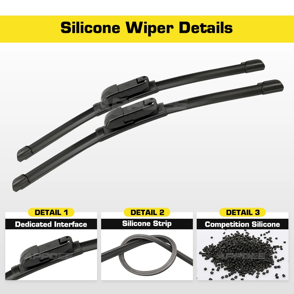 

APPDEE для Skoda Octavia A7 5E 2013-2019, силиконовые и резиновые щетки стеклоочистителя, щетки для лобового стекла, оконные щетки