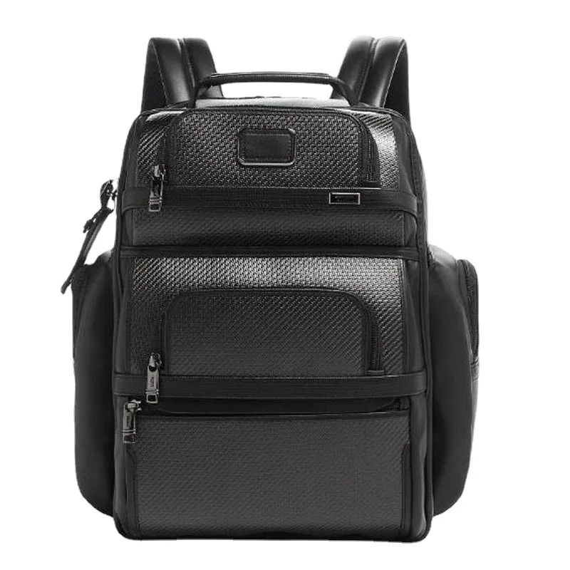 2022 Alpha 3 Series Men's business full leather carbon fiber rechargeable backpack 2603579d3