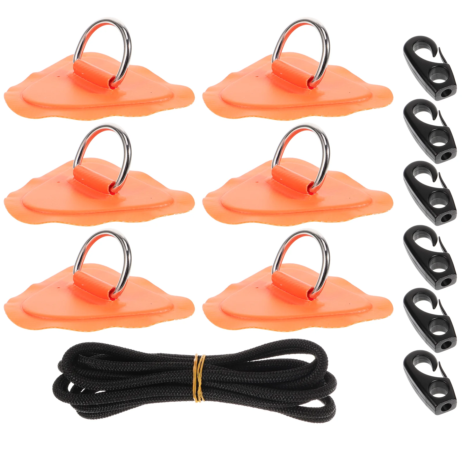 

Boat Ring Patches Kayak Anchor Line Buckle Inflatable Paddle Board Fishing D-ring Pads Canoe Rings Nylon Accessory
