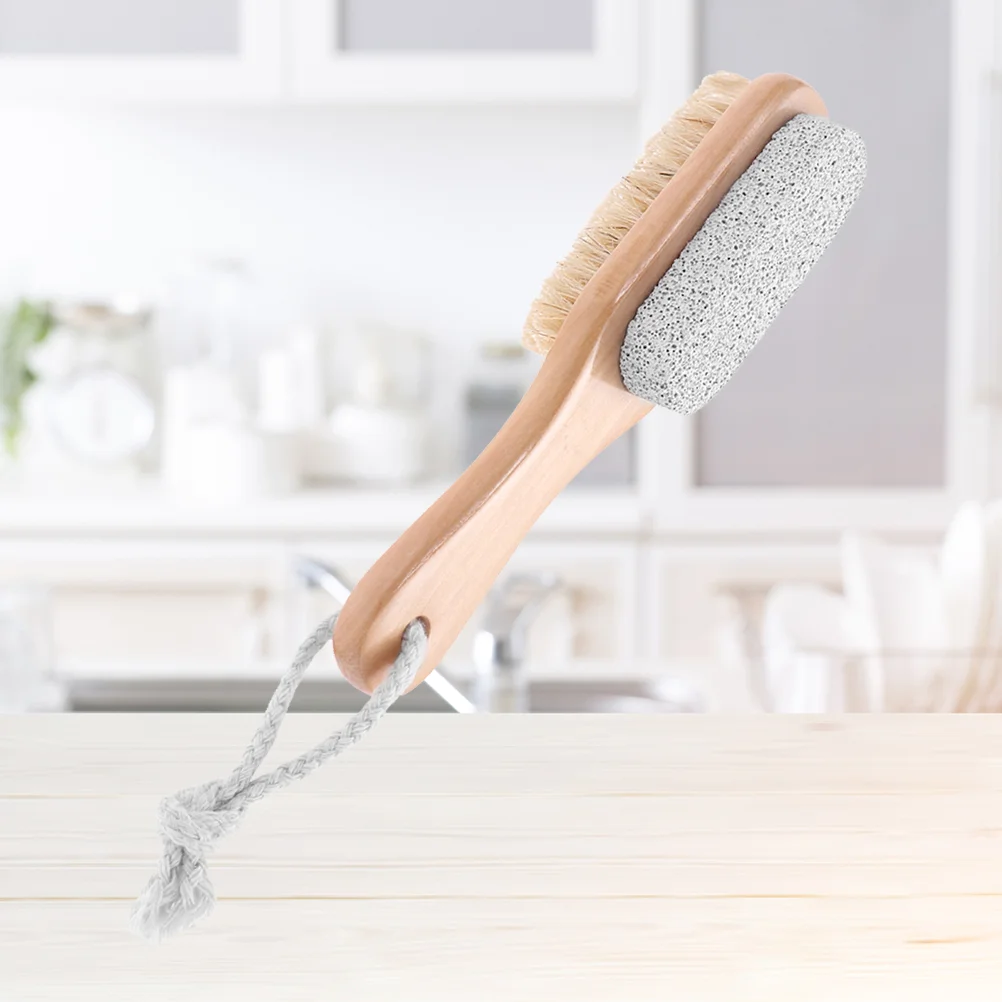 

2pcs Double-sided Callus Remover Exfoliating Scrubber with Pumice Stone and