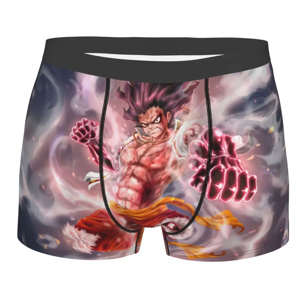 

Snakeman Gear Fourth One Piece Monkey D. Luffy Anime Underpants Cotton Panties Shorts Boxer Briefs Men's Underwear Ventilate