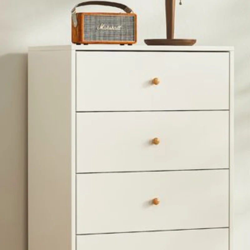 Скандинавский деревянный шкаф для гостиной высокий туалетный столик боковой