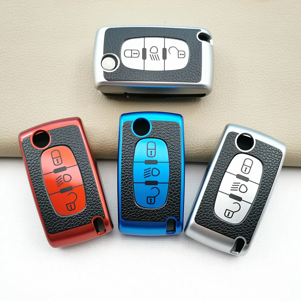 

Чехол для автомобильного ключа Citroen C2/C3/C4/Picasso/Xsara/Berlingo/C5/C6/C8