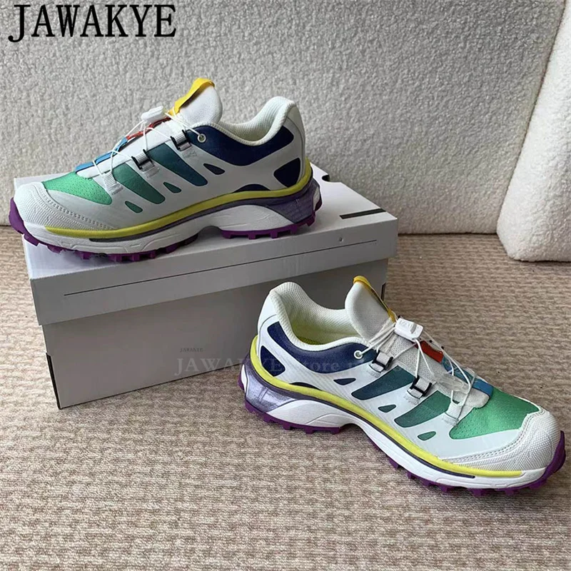 Женская летняя дышащая повседневная обувь на шнуровке