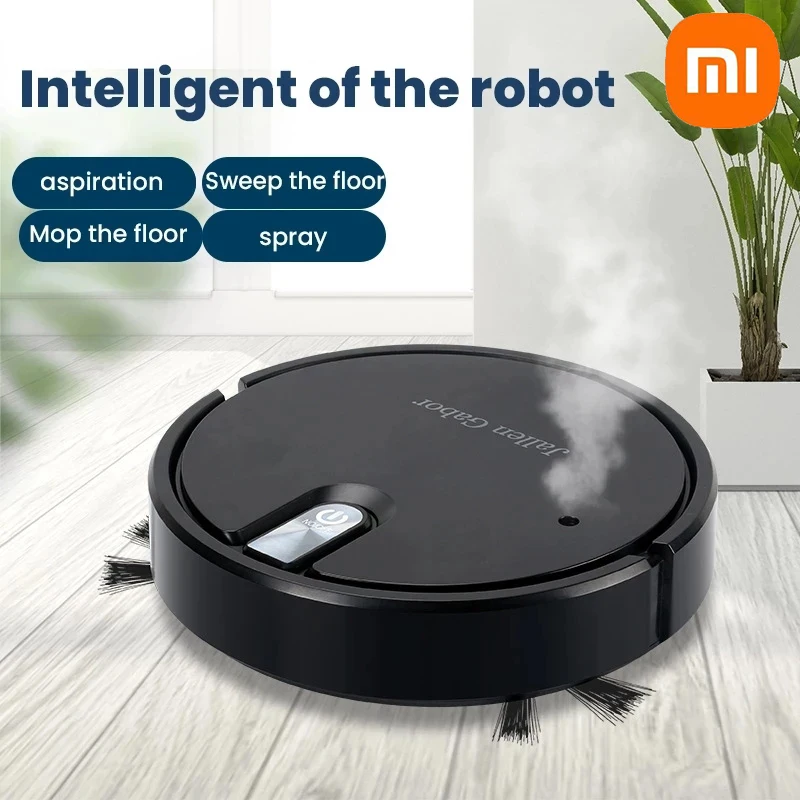 

Xiaomi NEW 5 IN 1 Smart Robot Vacuum Cleaner With Humidifier USB Rechargeable Multifunctional Sweeper With UV Light For Home Use