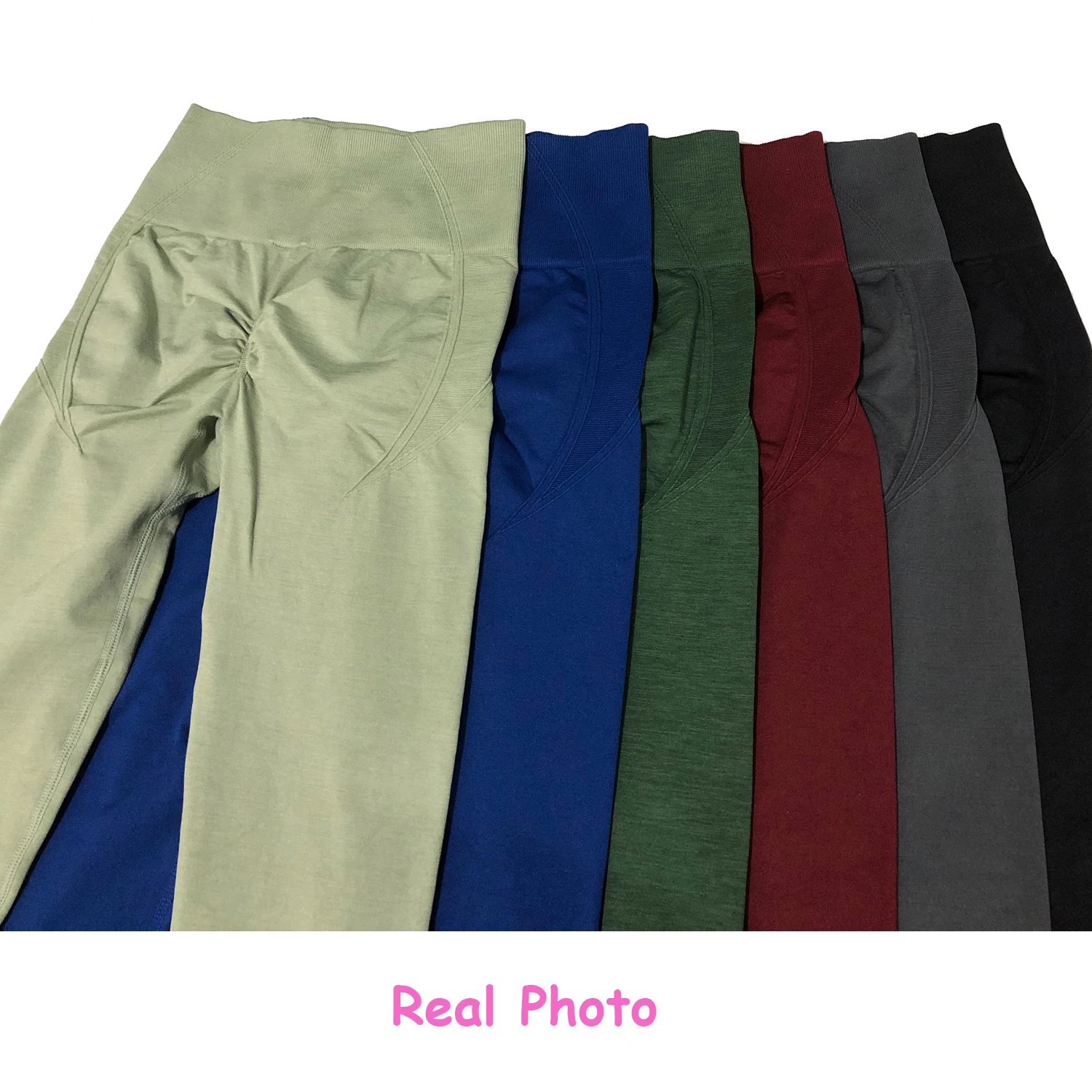 Effortless Seamless Leggings Women Scrunch Butt Legging Workout Gym Tights Push Up Booty Legging High Waist Yoga Pants Fitness