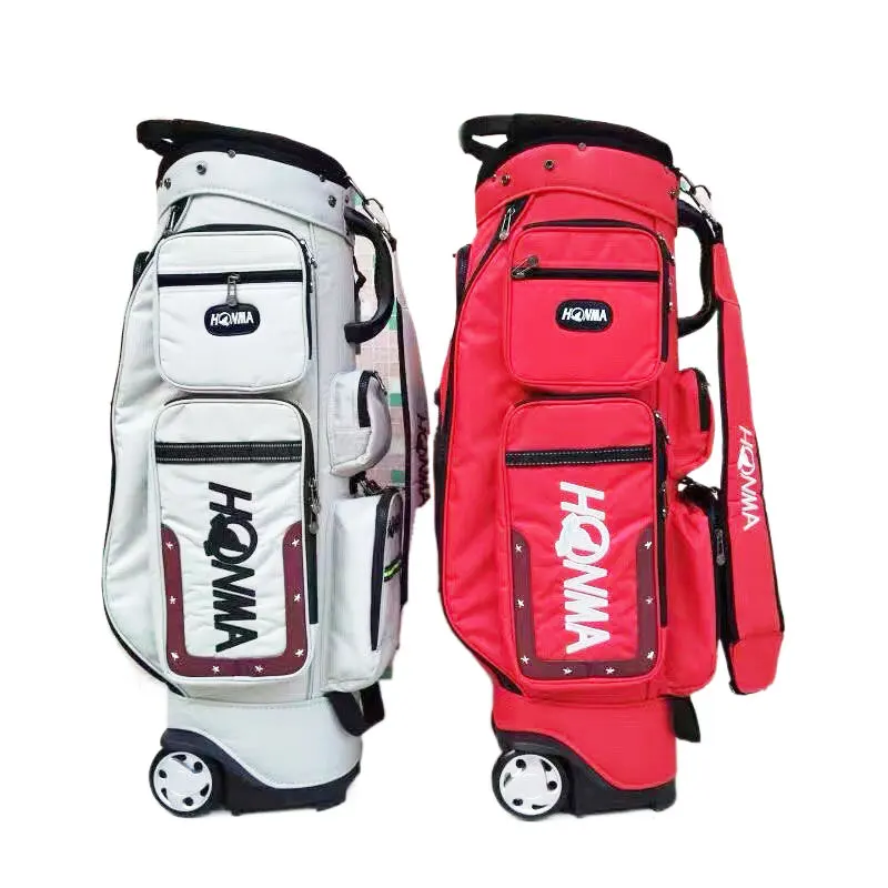 

Professional Honma Golf Stand Bags 6 Colour Standard Waterproof PU Travel Sport Package Large Capacitytraining Accessory