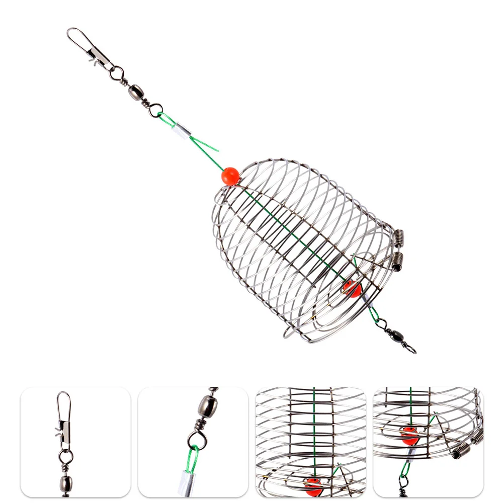 

10 PCS Carp Feeder Bait Feeder Stainless Steel Lure Fishing Cage Fishing Tackle