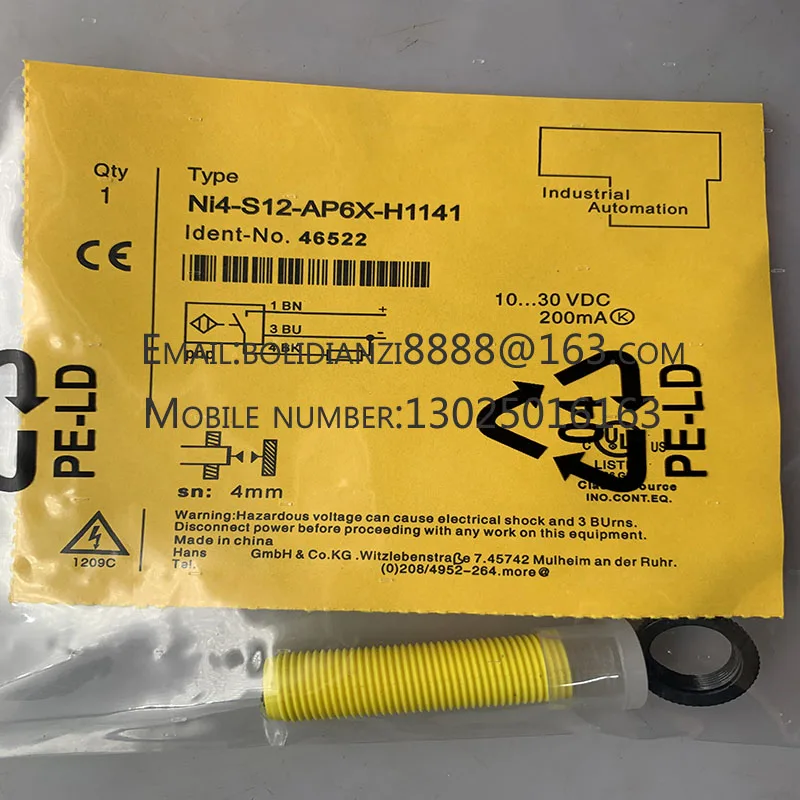 Точечный датчик NI4-S12-AP6X-H1141-H1141 Бесконтактный переключатель