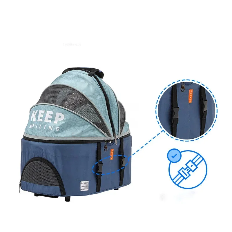 Легкая Складная коляска для кошек и собак