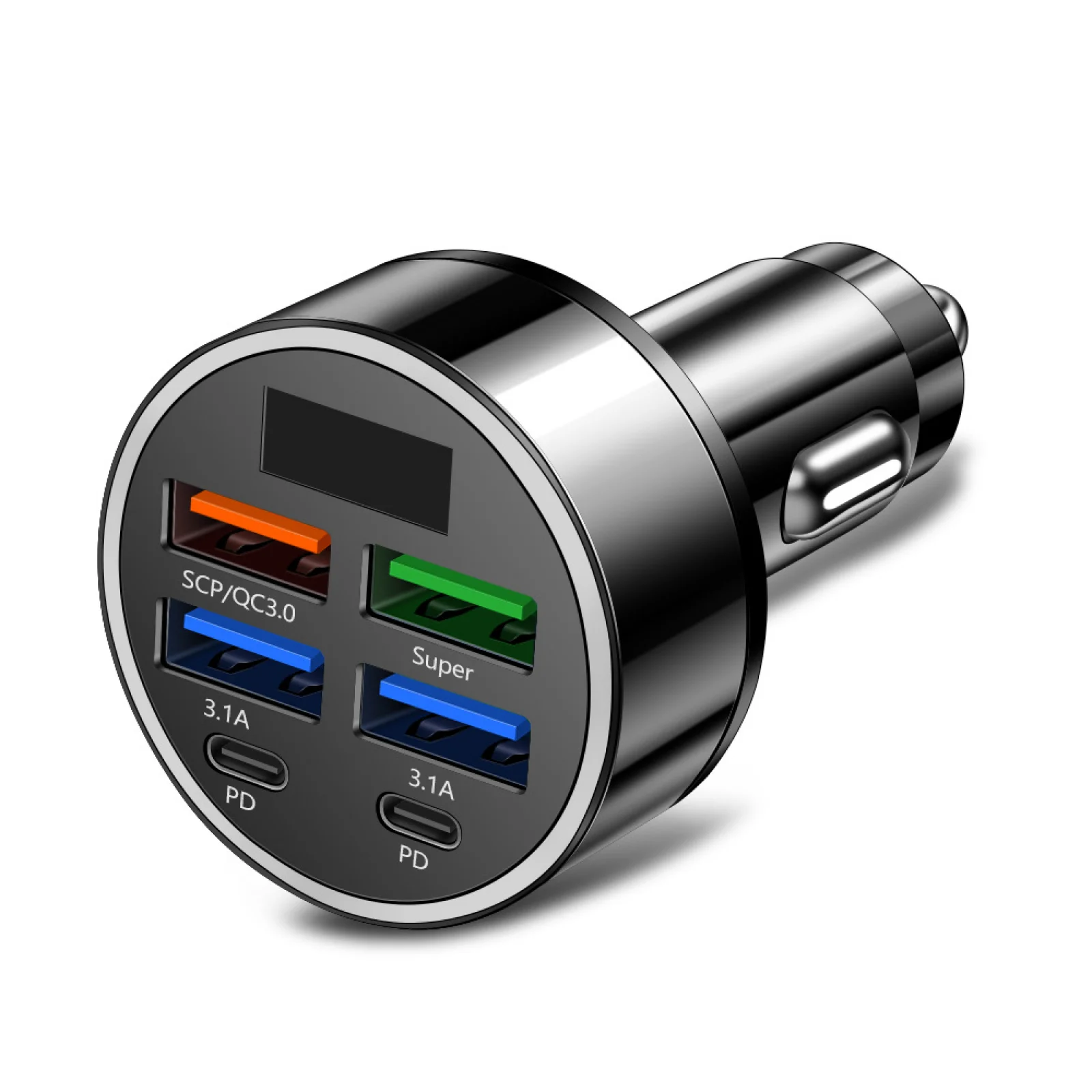 Автомобильное зарядное устройство с 6 USB-портами 100 Вт