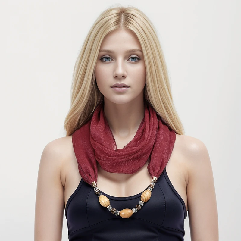 2024 популярное БАЛИЙСКАЯ пряжа великолепное ожерелье с искусственными