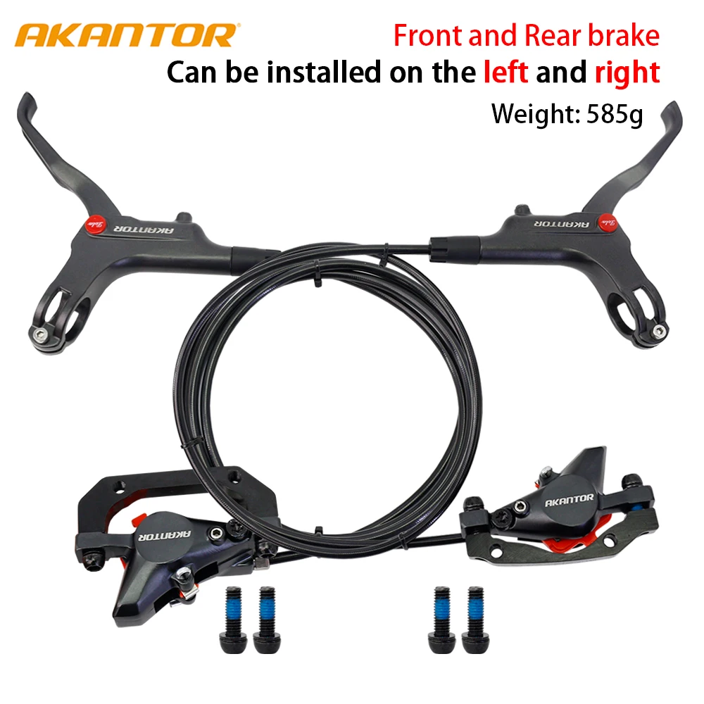 

AKANTOR hydraulic mountain bike disc brake front 8000 / rear 1400mm bicycle brake ultralight bicycle parts brake kit