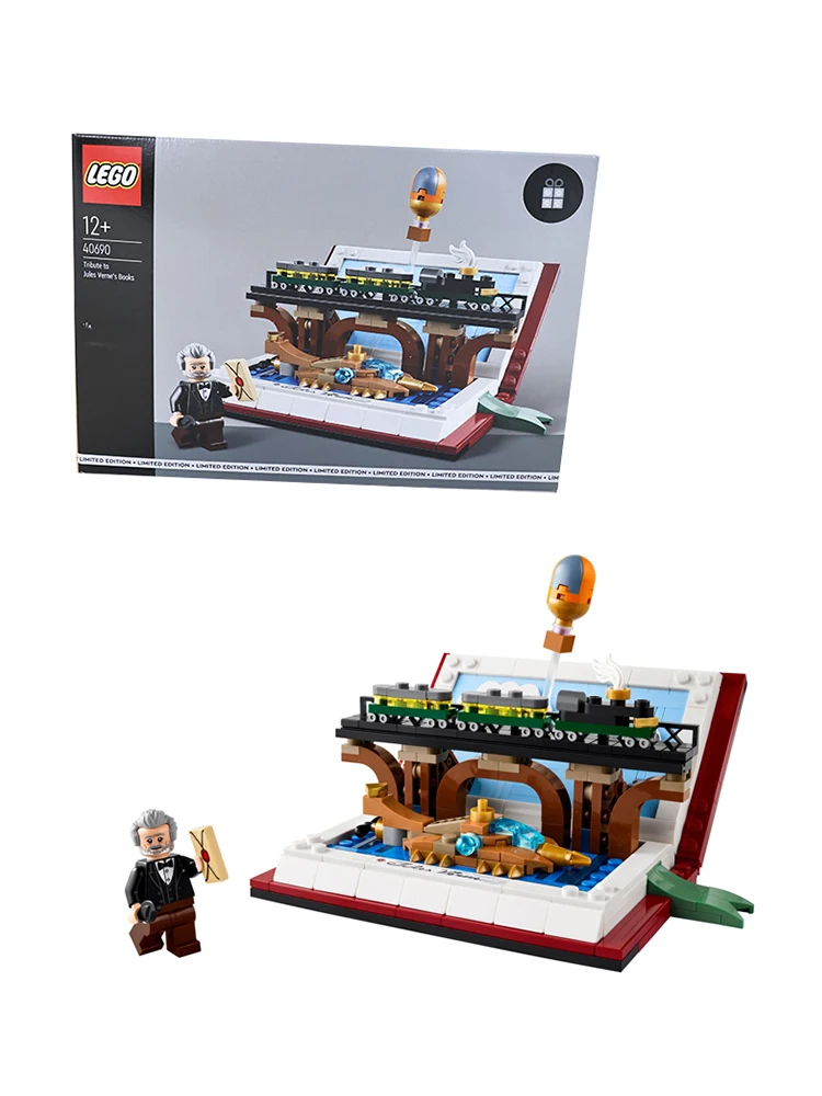 LEGO 40690 Tribute к фото Жюля Верна библиотека создания воображения