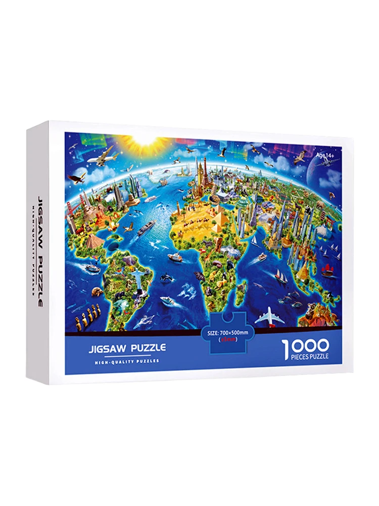 

1000 шт., детский Развивающий пазл