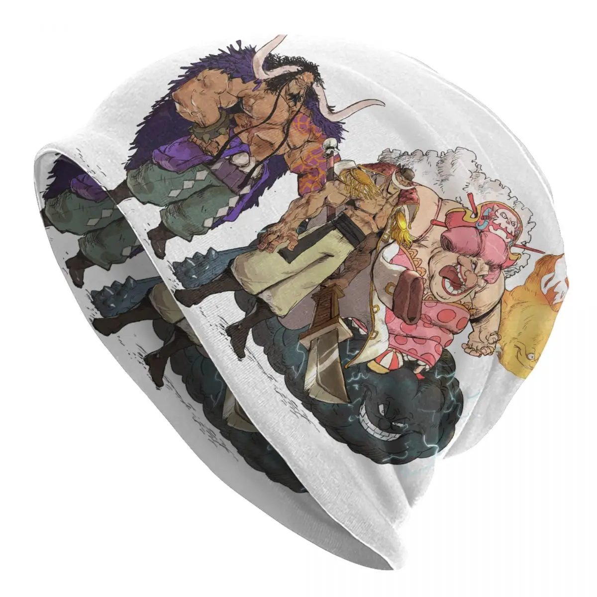 

Ветрозащитные цельнокроеные кепки Yonko Fanart для женщин и мужчин, костюмы для всех сезонов, вязаные шапки, товары для мужчин