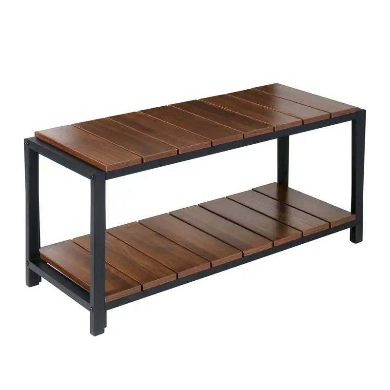 

2-Tier Shoe Bench, Walnut