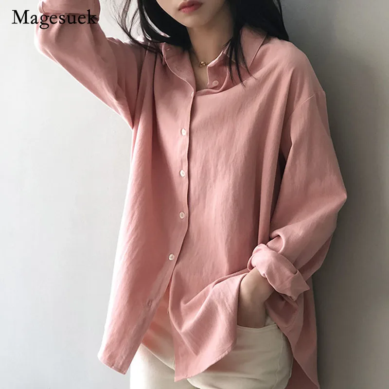 

Korean Office-lady Blouse Women Autumn New Fashion Clothing Female Loose Casual Blouse Polo-neck Shirt Tops Blusa Feminina 23463