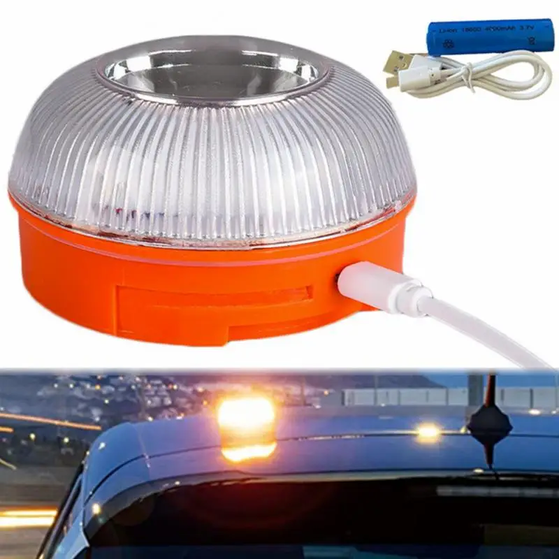 

Help Flash Car Beacon Emergency SOS Light LED Roadside Safety Flashing Lamp Warning Lantern Magnetic Base Hook Breakdown Auto