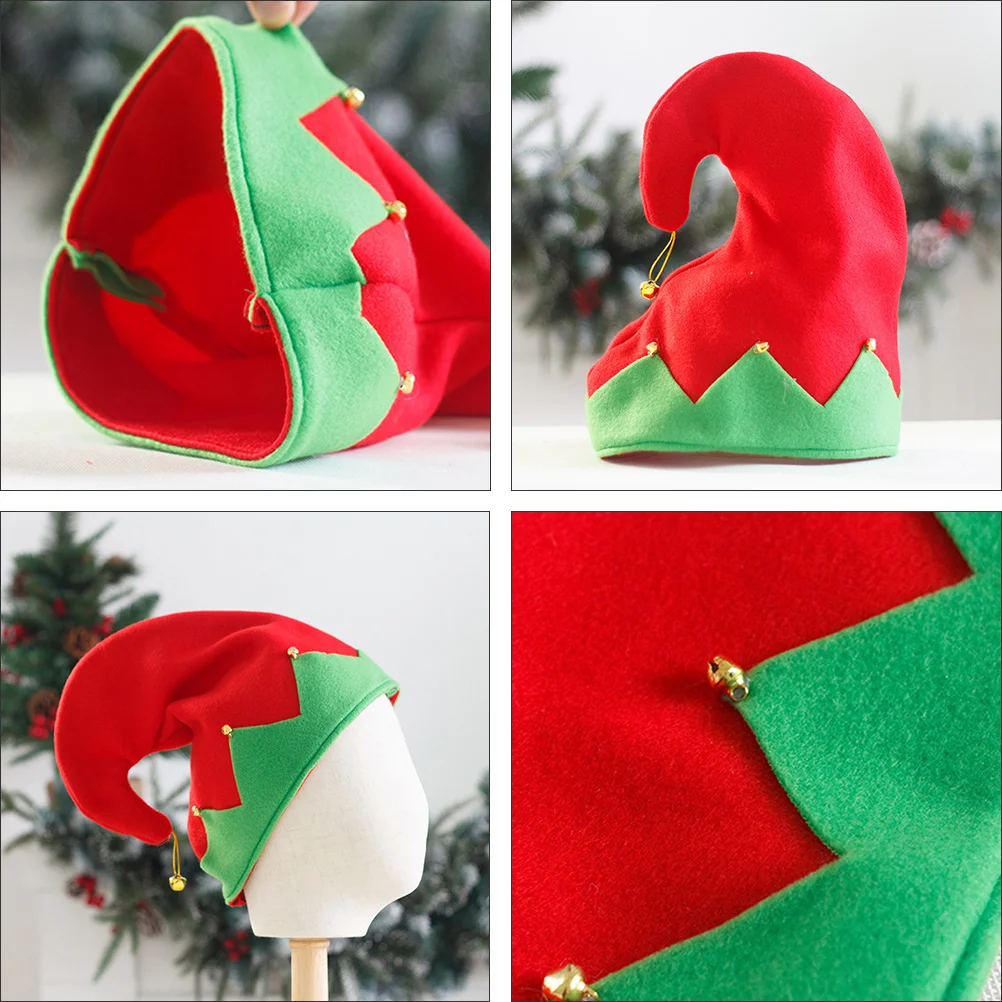 Рождественская шапка из 3 предметов невыцветающая вечеринка фестиваль клоуна