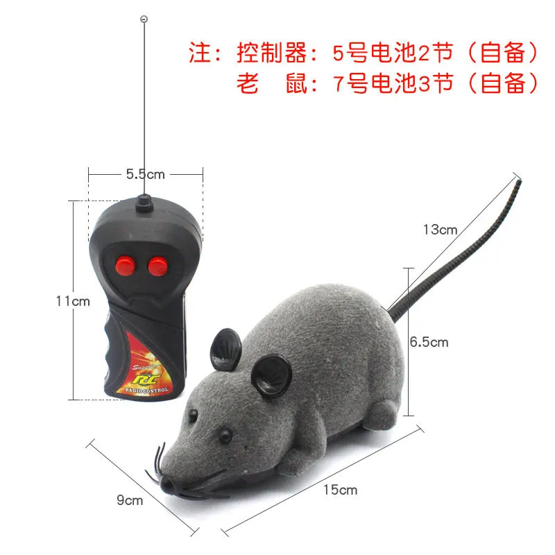 

Remote Control Mouse Cat Toy Cat Toy Remote Control Furry Toy for Cats Dogs Pets Kids