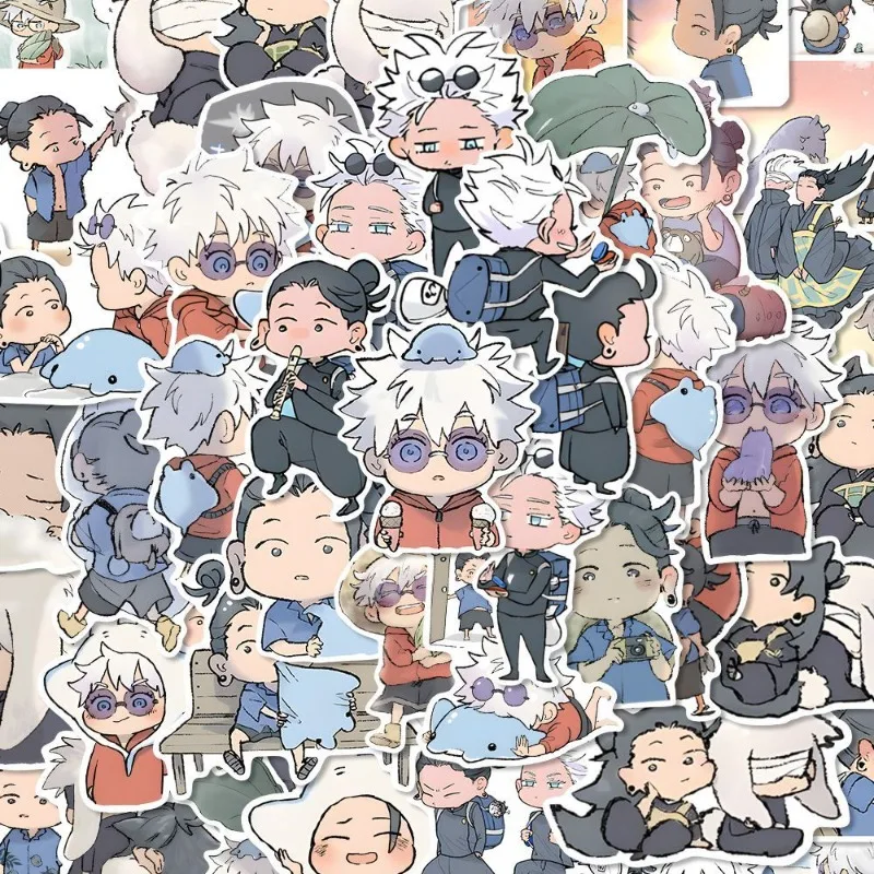 

Аниме наклейка юютсу кайсен, стикеры с героями мультфильмов «сделай сам», стикеры с героями мультфильмов «джето Сатору», «сделай сам», декор для чехла телефона, коллекция студенческих принадлежностей