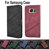 leather vintage for samsung galaxy s10e s3 s4 s5 s6 s7 s8 s9 s10 s20 s5 s3 neo s6 s7 edge s8 plus s20 fe lite ultra phone case